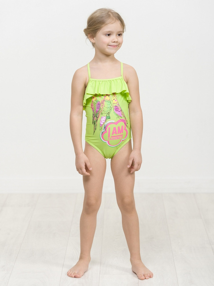 Купальник слитный для девочек | Biolime | Pelican