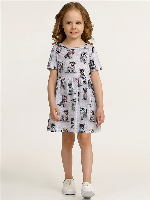 Платье для девочек | Променад | Апрель