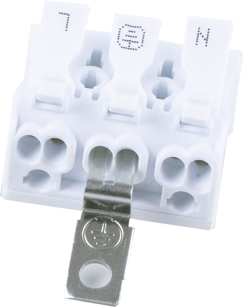 Клемма пружинная монтажная с заземлением | Stekker