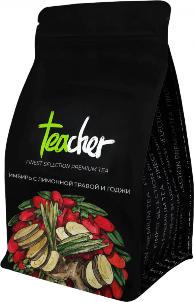 Чай листовой «Имбирь с лимонной травой и годжи» | Teacher