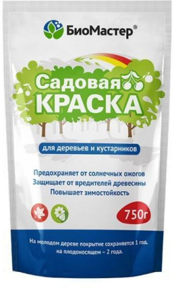 Краска садовая для защиты от грызунов | БиоМастер