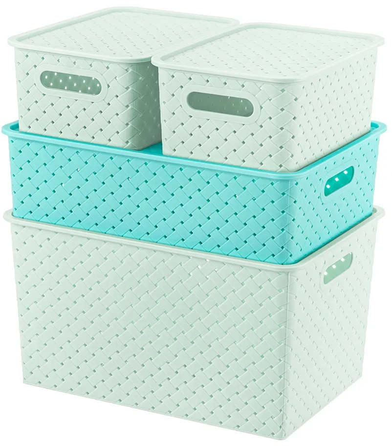 Набор корзинок с крышками «Береста» | Береста | El Casa