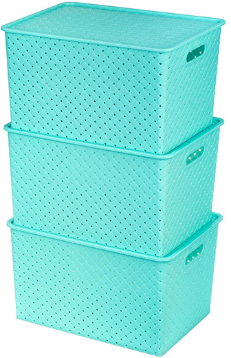 Набор корзинок с крышками «Береста» | Береста | El Casa