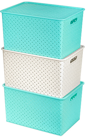 Набор корзинок с крышками «Береста» | Береста | El Casa