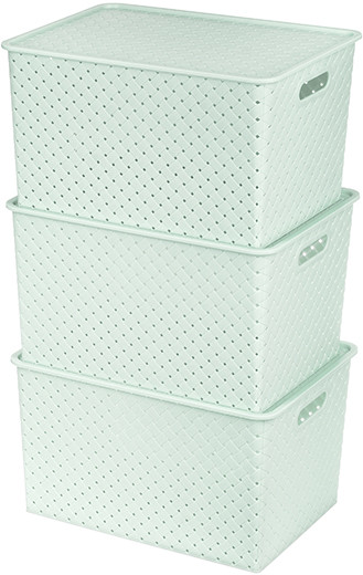 Набор корзинок с крышками «Береста» | Береста | El Casa