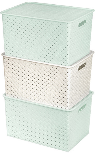 Набор корзинок с крышками «Береста» | Береста | El Casa