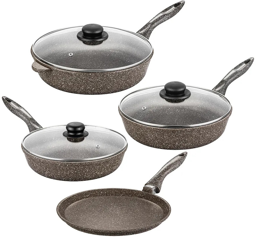 Набор сковород «Коричневый опал» | Гармония вкуса | Elan Gallery