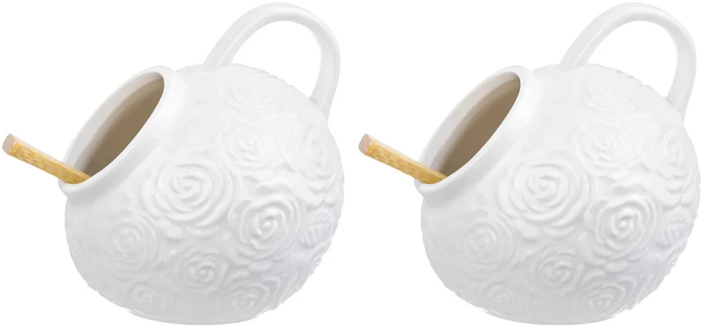 Набор банок для соли с ложками «Розы» | Розы | Elan Gallery