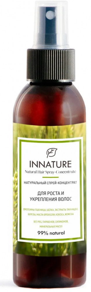 Cпрей-концентрат для роста и против выпадения волос | Innature