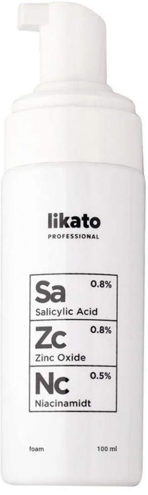 Пенка для умывания с ниацинамидом, цинком и салициловой кислотой | Likato Professional