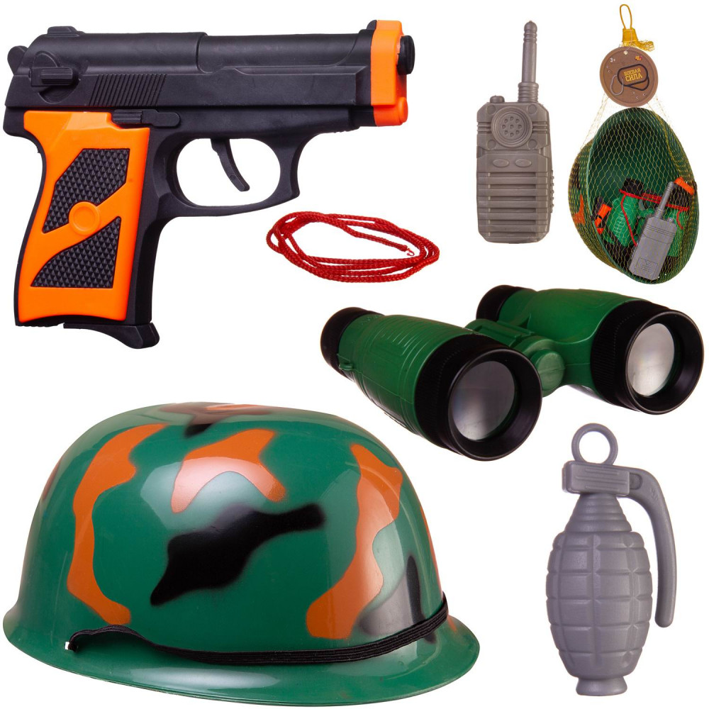 Набор игровой «Военная каска» | Боевая сила | ABtoys