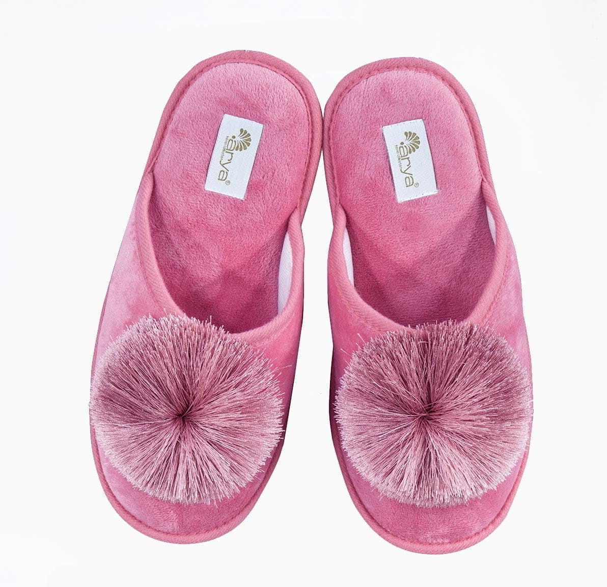 Тапочки женские «Riana» | С помпонами | Arya