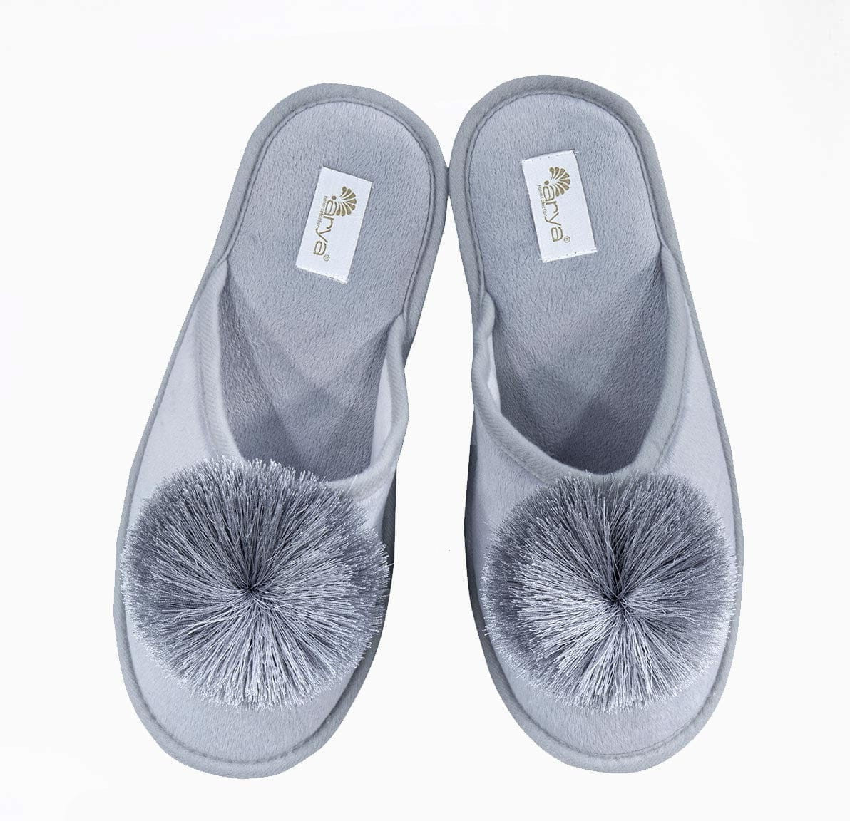 Тапочки женские «Riana» | С помпонами | Arya