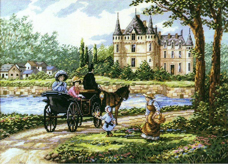 Набор для вышивания «Усадьба» | Белоснежка