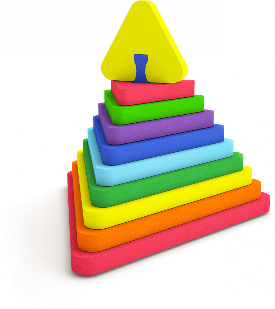 Пирамидка «Треугольник» | El`BascoToys