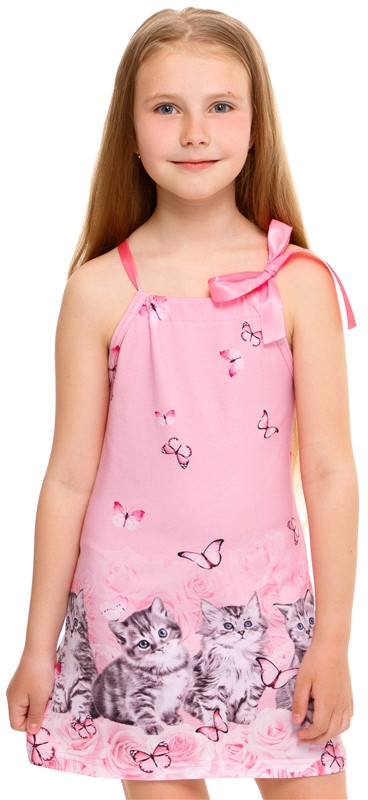 Сарафан для девочек | Пейзаж | Апрель