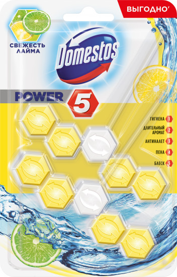 Блок для очищения унитаза «Свежесть лайма»