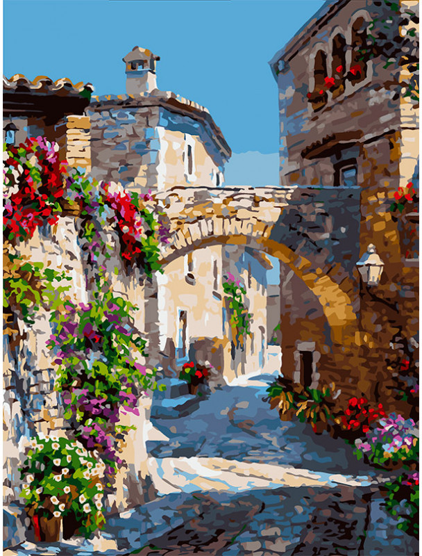 Картина по номерам «Испания. Ператальяда» | Белоснежка