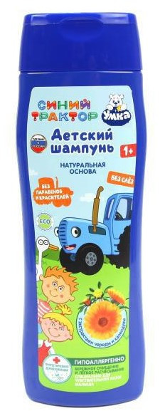 Шампунь с экстрактом череды и календулы | Синий трактор | УМка
