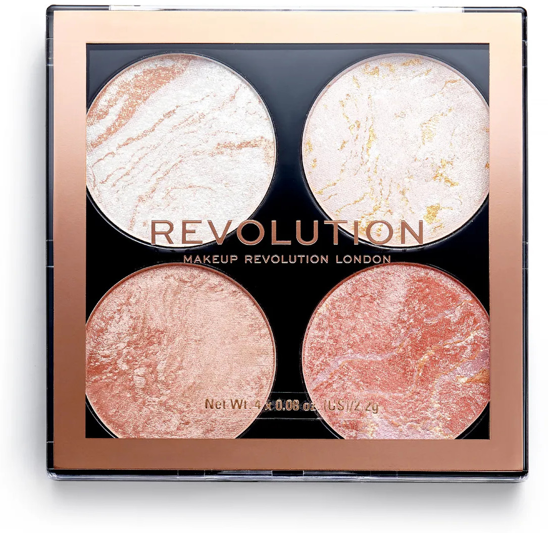 Палетка хайлайтеров Cheek Kit «Take a breather» | Makeup Revolution