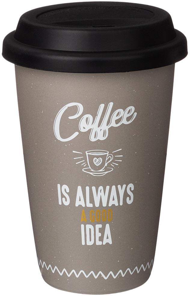 Кружка с крышкой «Coffemania» | Coffemania | Lefard