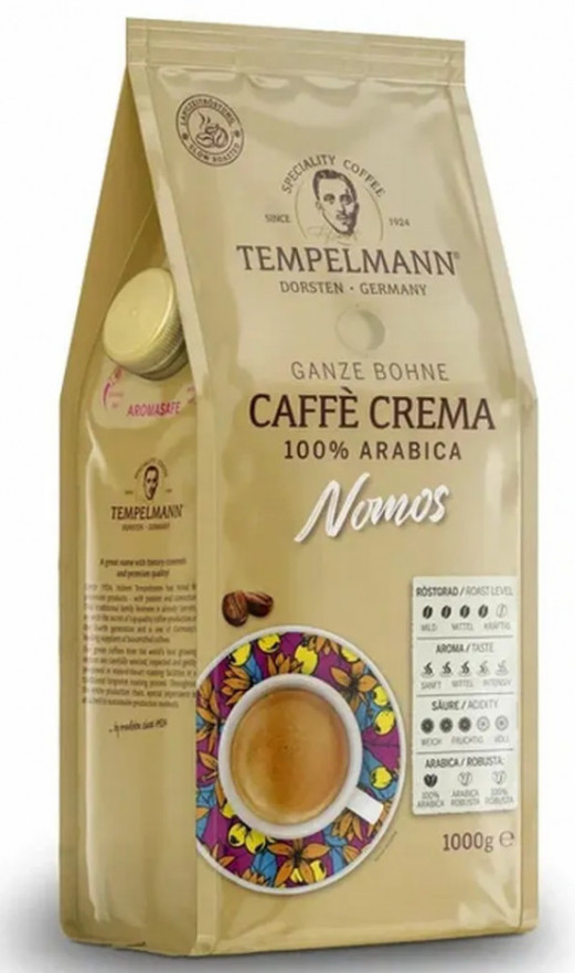 Кофе в зернах «Caffe Crema Nomos» | Tempelmann