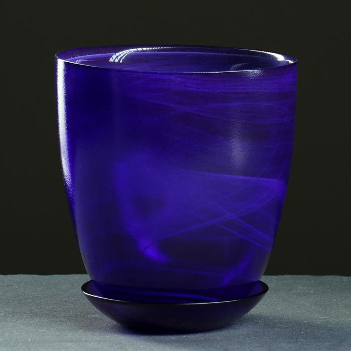 Горшок для цветов | NiNaGlass