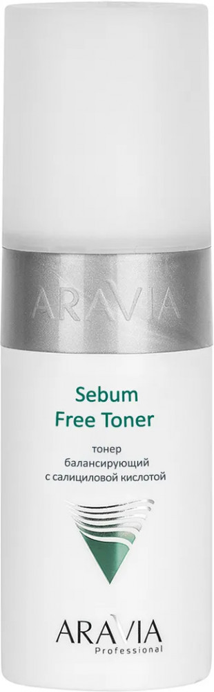 Тонер для лица балансирующий с салициловой кислотой «Sebum Free Toner» | Aravia