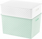 белый/мятный