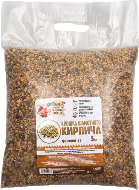 Крошка кирпича шамотного | Рецепты дедушки Никиты