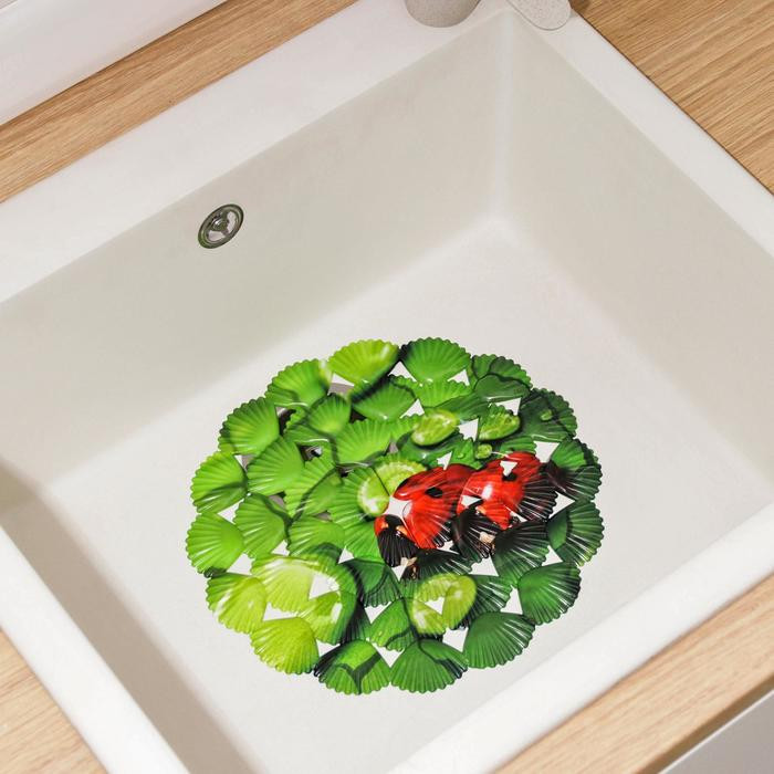 Решетка в раковину «Божья коровка» | Доляна