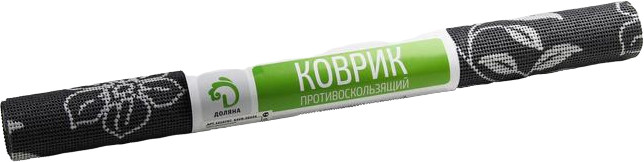 Коврик противоскользящий «Вьющиеся цветы» | Доляна