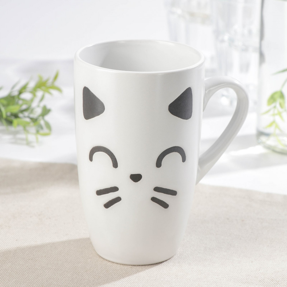 Кружка «Кот белый» | Доляна