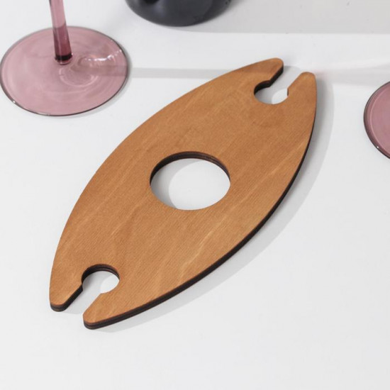 Подставка для вина и бокалов