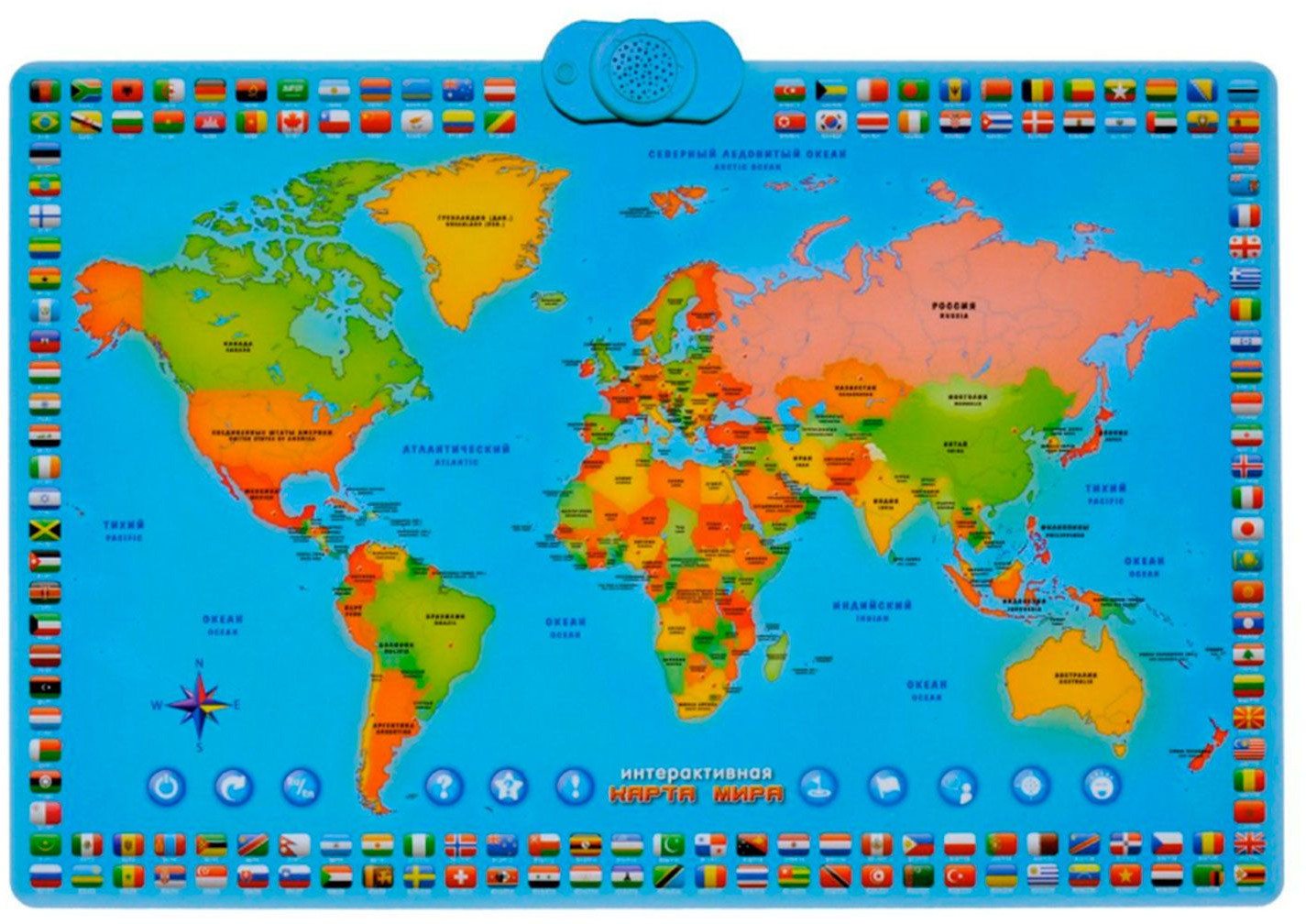 Карта мира интерактивная «Zanzoon» | ABtoys