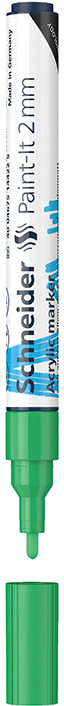 Маркер акриловый, зеленый | Paint-It | Schneider