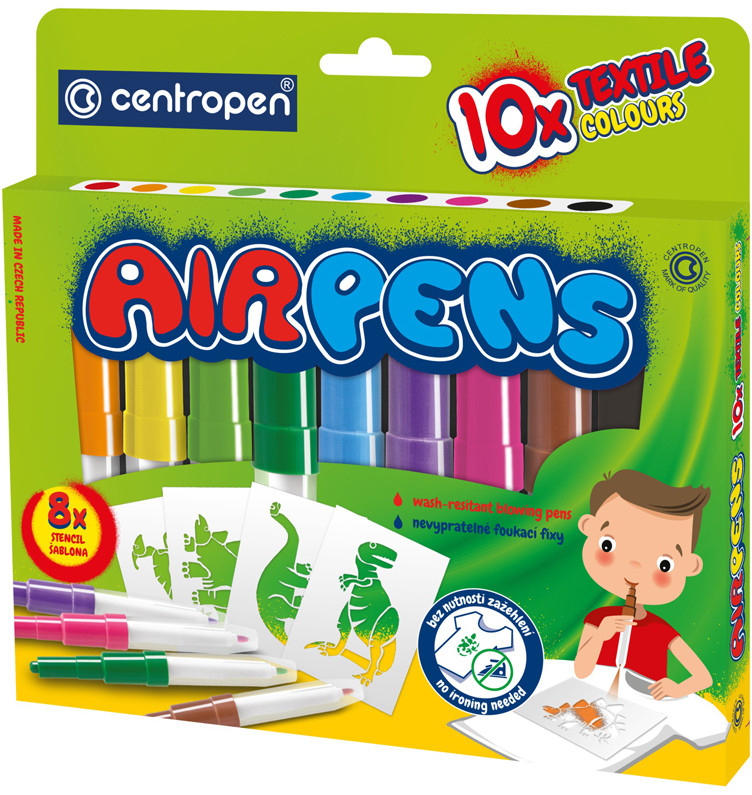 Фломастеры воздушные «Textile» | Centrum