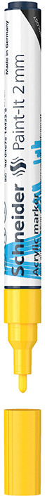 Маркер акриловый, желтый | Paint-It | Schneider
