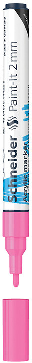 Маркер акриловый, розовый | Paint-It | Schneider