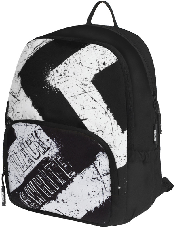 Рюкзак «Light» | Black White | Berlingo