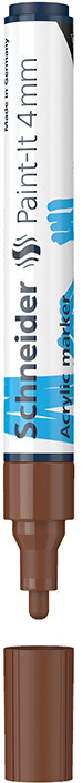 Маркер акриловый, коричневый | Paint-It | Schneider