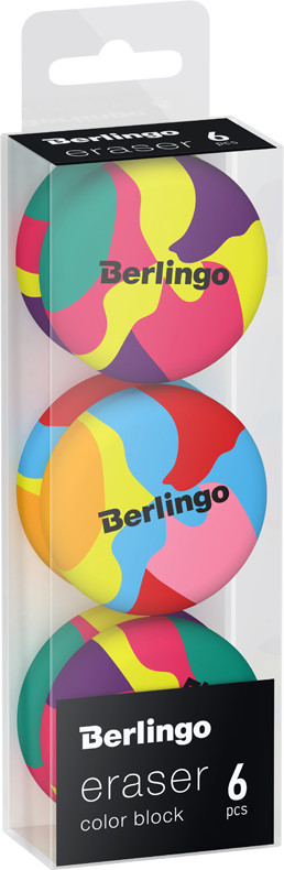 Набор ластиков | Color Block | Berlingo
