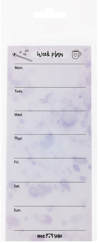 Блок самоклеящийся | Color splash | Meshu