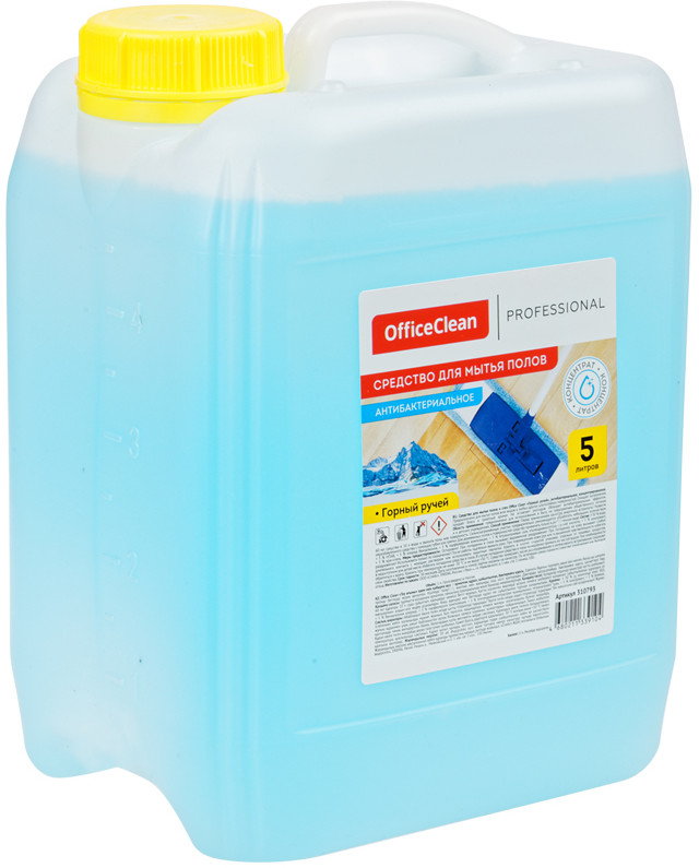 Средство для мытья полов «Антибактериальное. Горный ручей» | Professional | OfficeClean