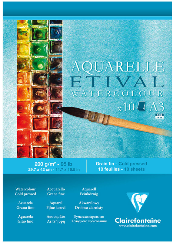 Альбом для акварели | Etival | Clairefontaine