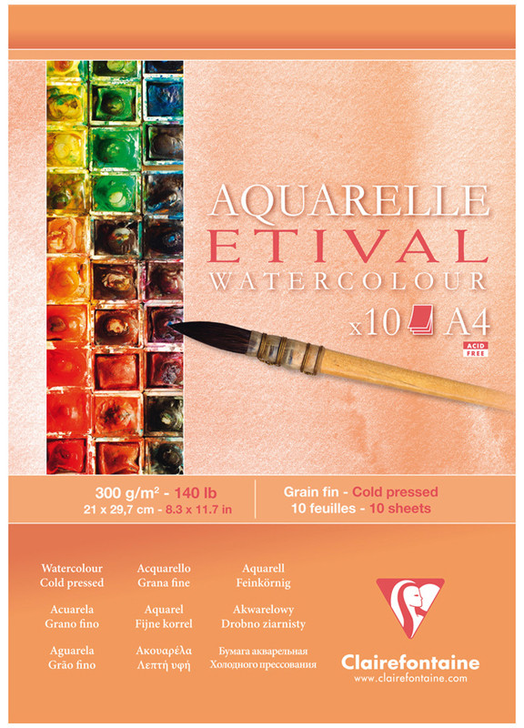 Альбом для акварели | Etival | Clairefontaine