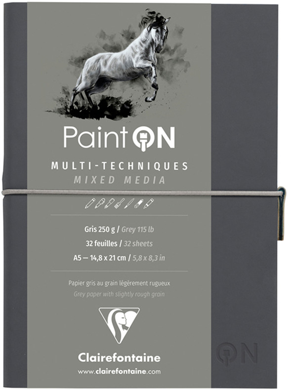 Скетчбук для смешанных техник | Paint On | Clairefontaine