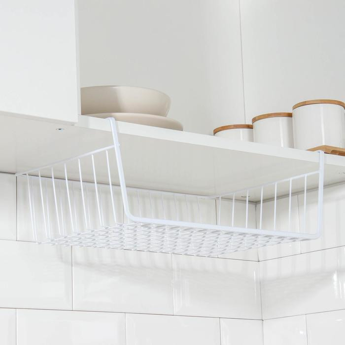 Корзина навесная на полку | Доляна