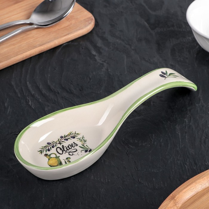 Подставка под ложку «Олива» | Олива | Доляна