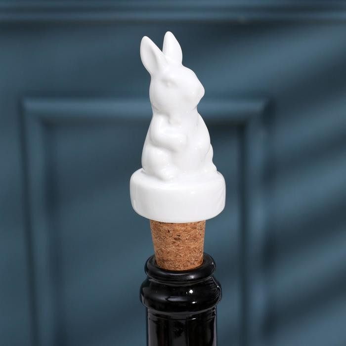 Пробка для бутылки «Зайка» | Забавные зайцы | Доляна